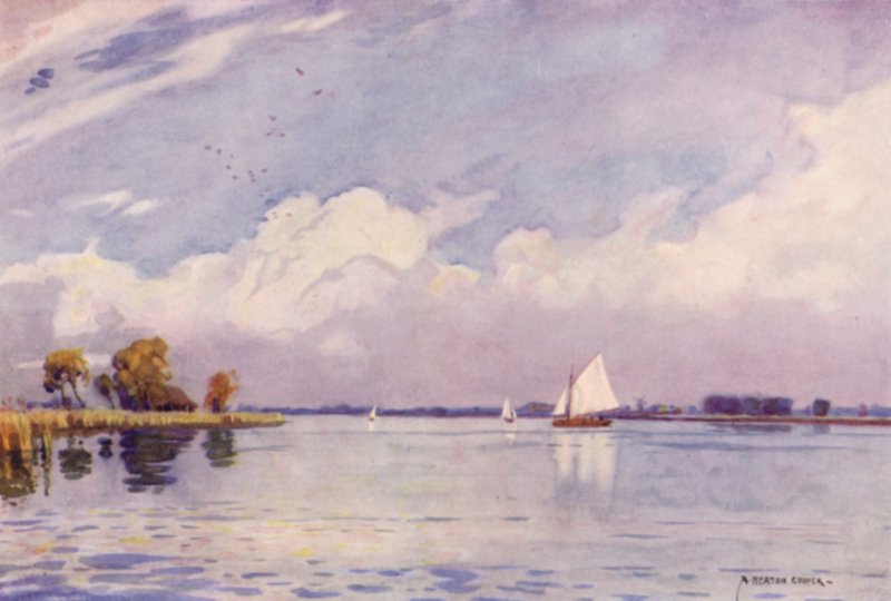 Hickling Broad, Norfolk autorstwa Alfred Heaton Cooper