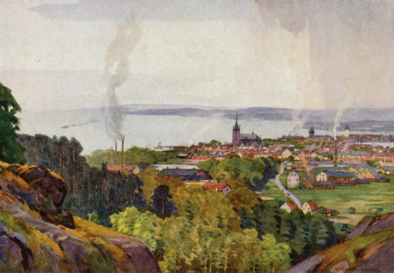 Jönköping autorstwa Alfred Heaton Cooper