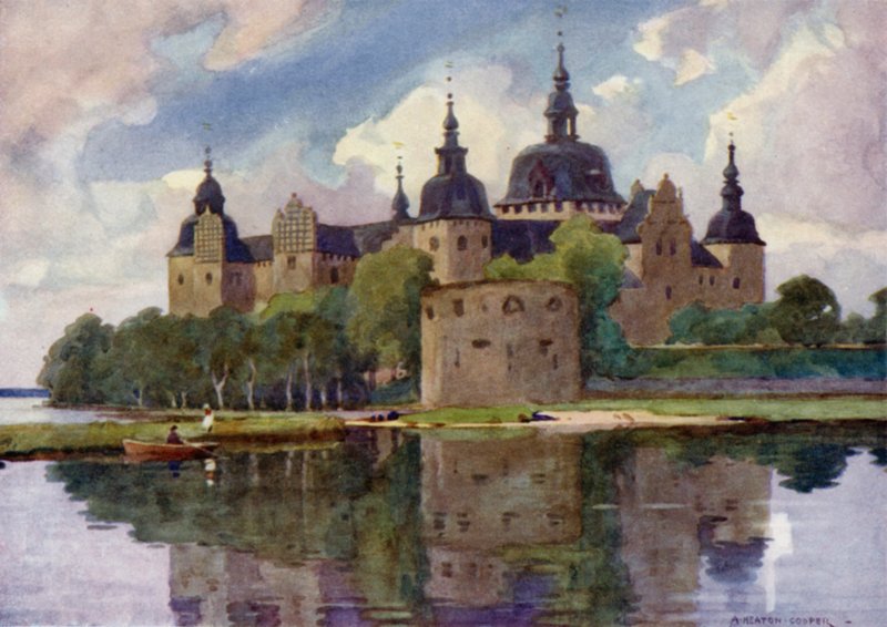 Zamek Kalmar autorstwa Alfred Heaton Cooper