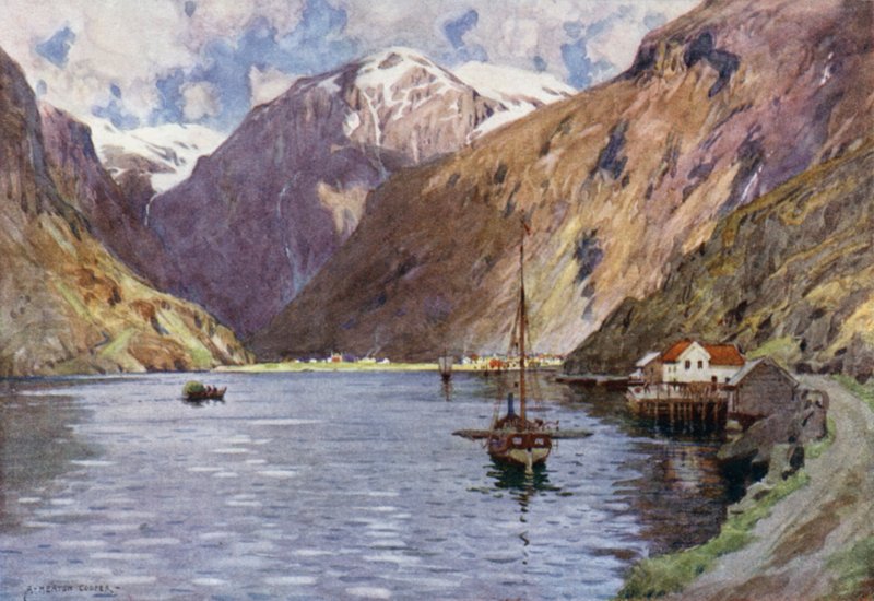 Laerdalsoren autorstwa Alfred Heaton Cooper