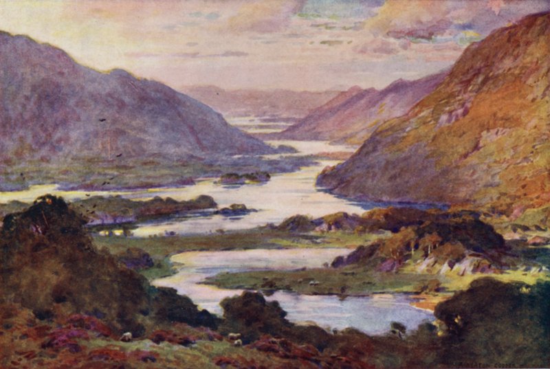 Jeziora Killarney z Kenmare Road autorstwa Alfred Heaton Cooper