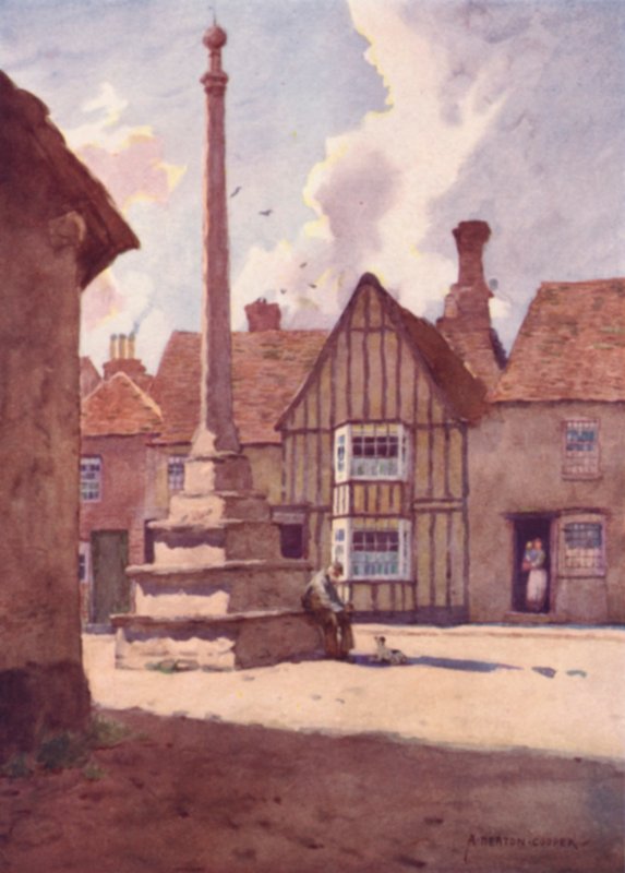 Lavenham Market Cross, Suffolk autorstwa Alfred Heaton Cooper