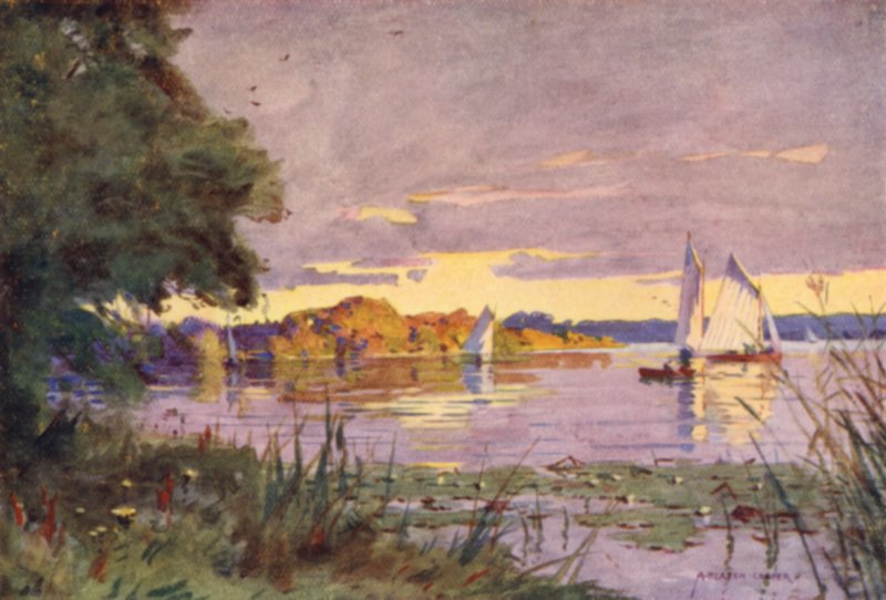 Oulton Broad, Suffolk autorstwa Alfred Heaton Cooper