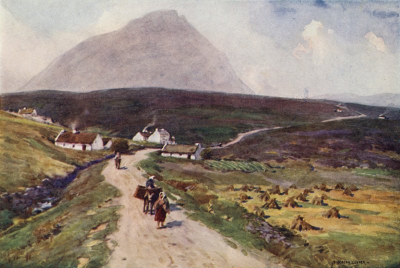 Droga do Dugort na wyspie Achill autorstwa Alfred Heaton Cooper