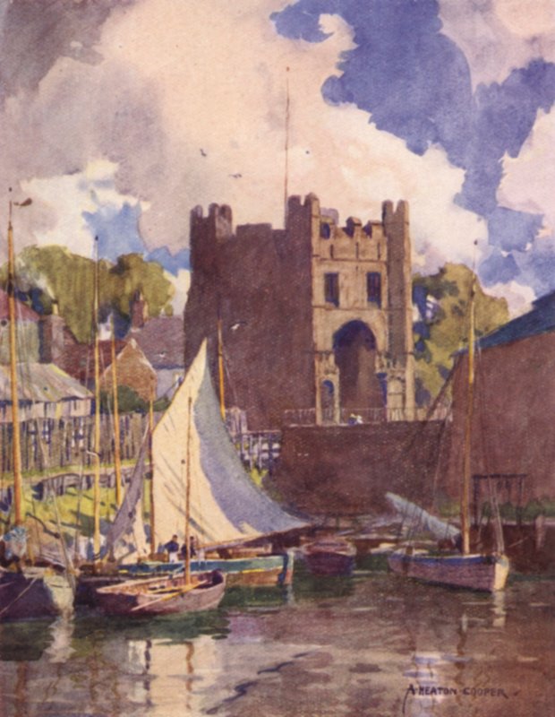Południowa Brama, Kings Lynn, Norfolk autorstwa Alfred Heaton Cooper