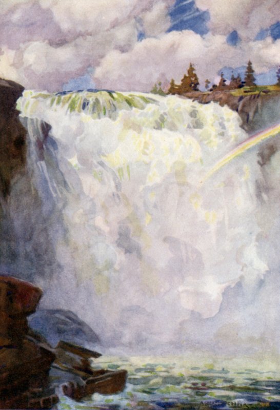 Wodospad Tannforsen, Are autorstwa Alfred Heaton Cooper