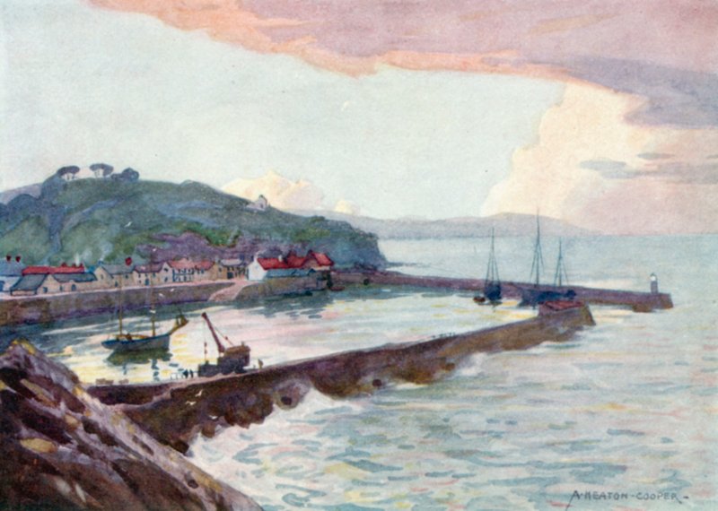 Watchet Harbor (kolor lito) autorstwa Alfred Heaton Cooper