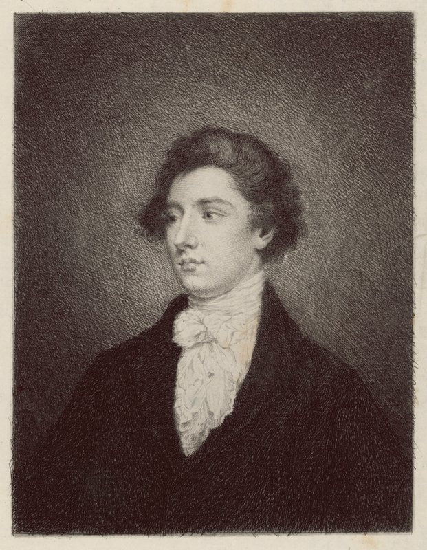 William Beckford, angielski powieściopisarz (akwaforta) autorstwa Alfred Holst Tourrier
