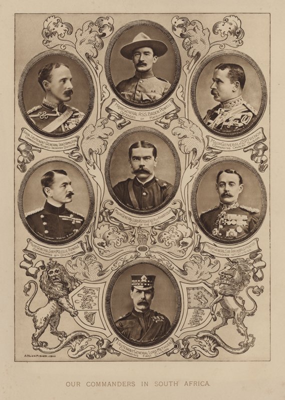 Dowódcy armii brytyjskiej w Afryce Południowej podczas wojny burskiej autorstwa Alfred Hugh Fisher