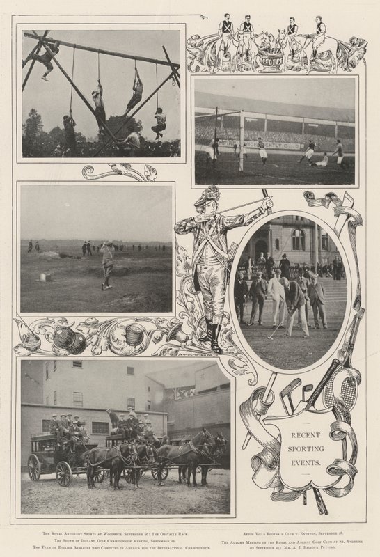 Ostatnie wydarzenia sportowe autorstwa Alfred Hugh Fisher