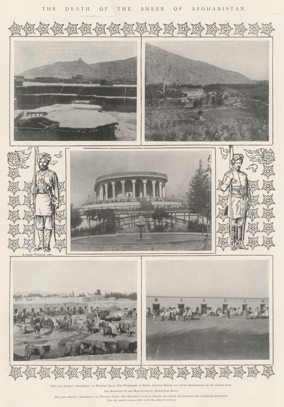 Śmierć Ameera z Afganistanu autorstwa Alfred Hugh Fisher