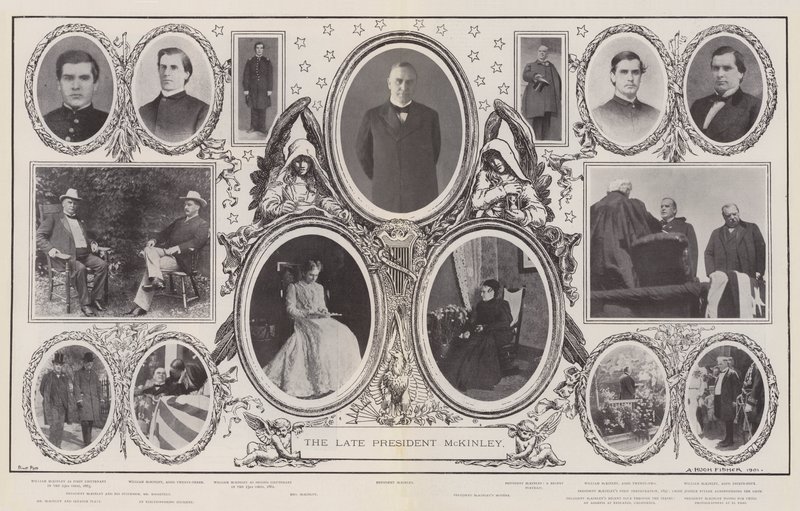 zmarły prezydent McKinley autorstwa Alfred Hugh Fisher