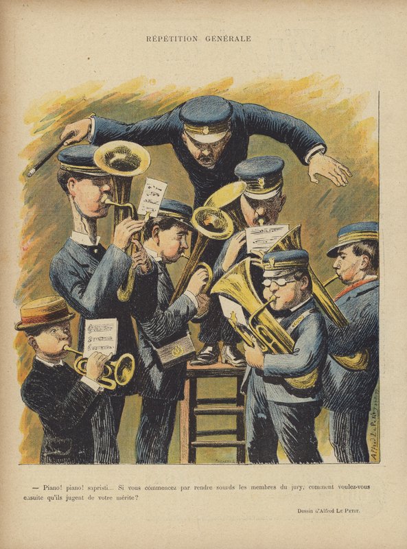 Ilustracja do Le Rire autorstwa Alfred Le Petit