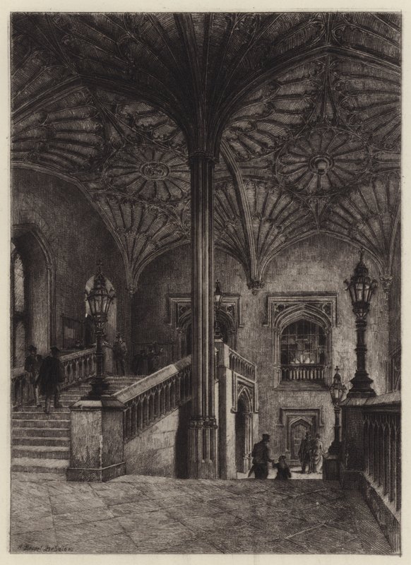 Schody Kościoła Chrystusowego autorstwa Alfred Louis Brunet Debaines
