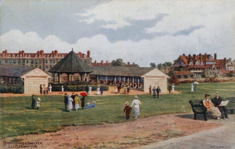 Bandstand und Shelter, Littlehampton autorstwa Alfred Robert Quinton
