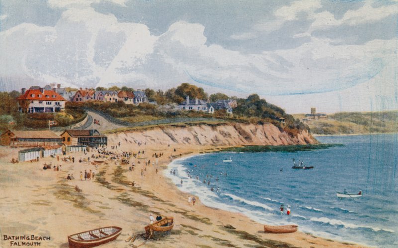 Plaża kąpielowa, Falmouth autorstwa Alfred Robert Quinton