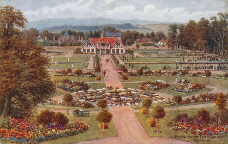 Beach House Park Ogrody, Worthing autorstwa Alfred Robert Quinton