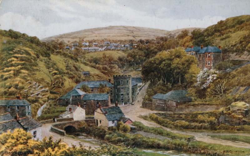 Wioska Boscastle autorstwa Alfred Robert Quinton