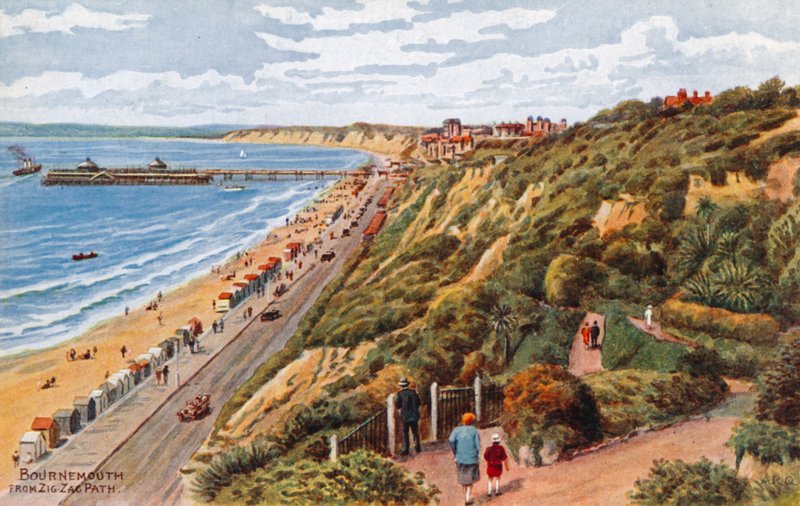 Bournemouth, od ścieżki Zig-Zag autorstwa Alfred Robert Quinton