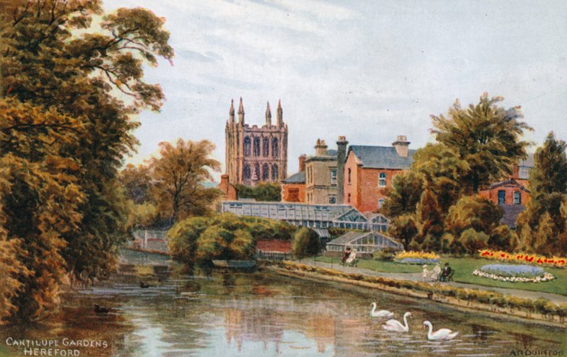 Cantilupe Gardens, Hereford autorstwa Alfred Robert Quinton