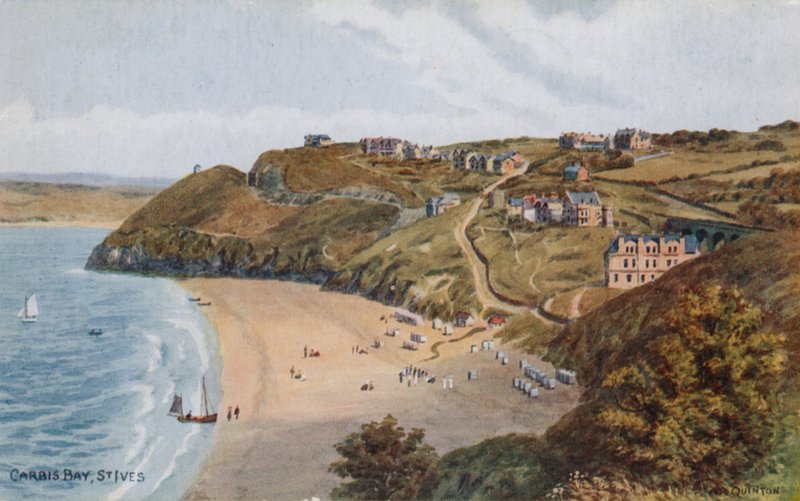 Zatoka Carbis, St Ives autorstwa Alfred Robert Quinton