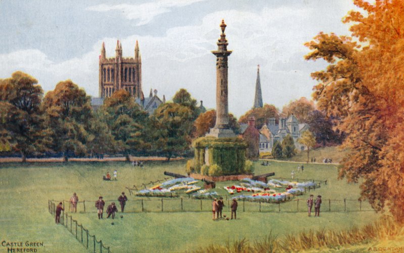 Castle Green, Hereford autorstwa Alfred Robert Quinton