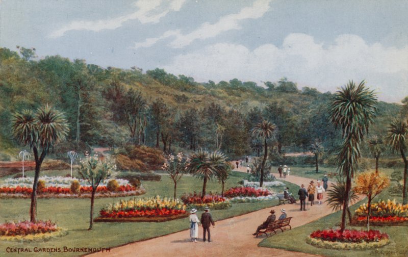 Ogrody Centralne, Bournemouth autorstwa Alfred Robert Quinton