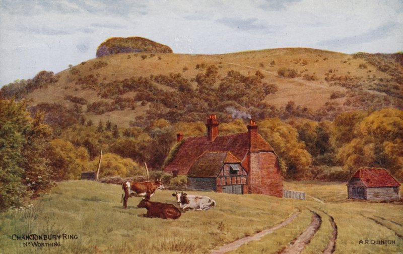 Pierścień Chanctonbury, Worthing autorstwa Alfred Robert Quinton
