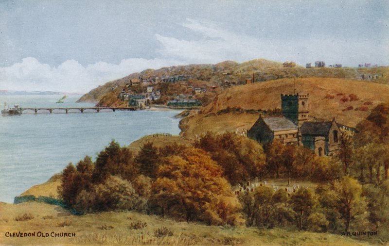 Stary Kościół w Clevedon autorstwa Alfred Robert Quinton