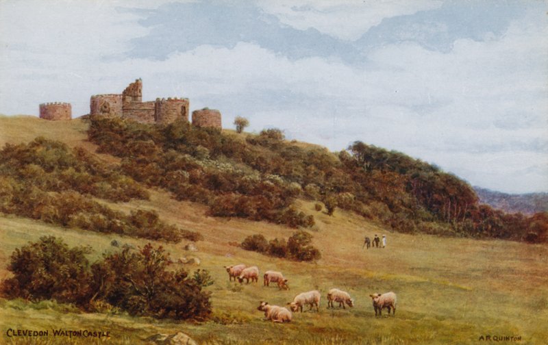 Clevedon, Zamek Walton autorstwa Alfred Robert Quinton
