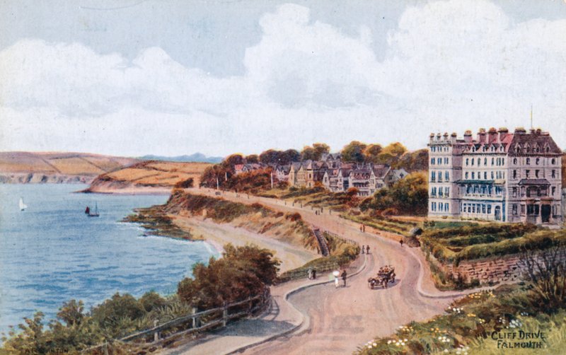Cliff Drive, Falmouth autorstwa Alfred Robert Quinton