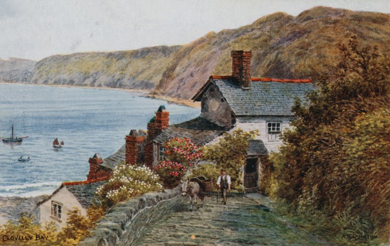 Clovelly Bay autorstwa Alfred Robert Quinton