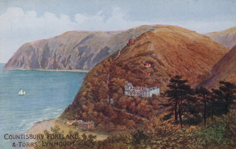 Countisbury Foreland i Torrs, Lynmouth, Devon autorstwa Alfred Robert Quinton
