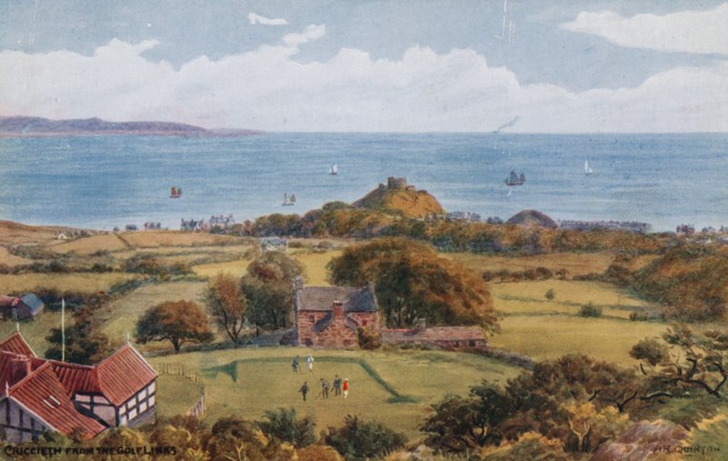 Criccieth z linków golfowych autorstwa Alfred Robert Quinton
