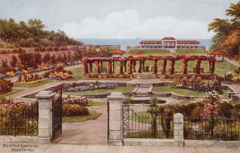 Denton Gardens, Worthing autorstwa Alfred Robert Quinton