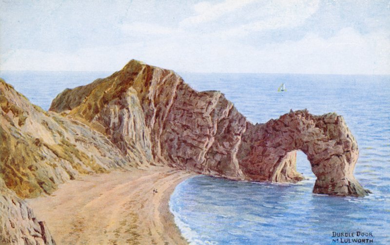 Durdle Door, Nr Lulworth (kolor lito) autorstwa Alfred Robert Quinton