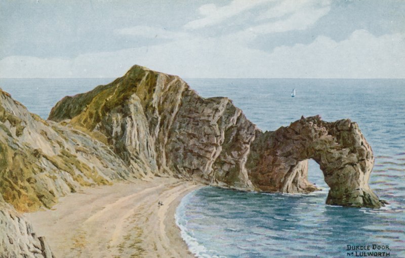 Durdle Door w pobliżu Lulworth autorstwa Alfred Robert Quinton