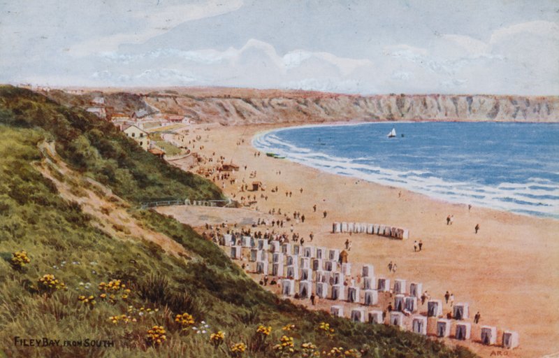 Filey Bay, z południa autorstwa Alfred Robert Quinton