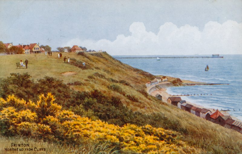 Frinton, North End od strony klifów autorstwa Alfred Robert Quinton