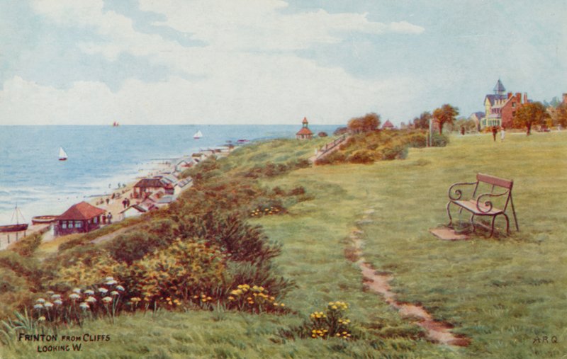 Frinton z Klifów, patrząc na zachód autorstwa Alfred Robert Quinton