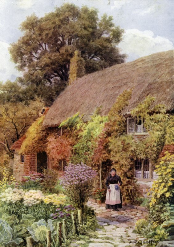 Domek babci, Henley Common, niedaleko Midhurst, Sussex autorstwa Alfred Robert Quinton