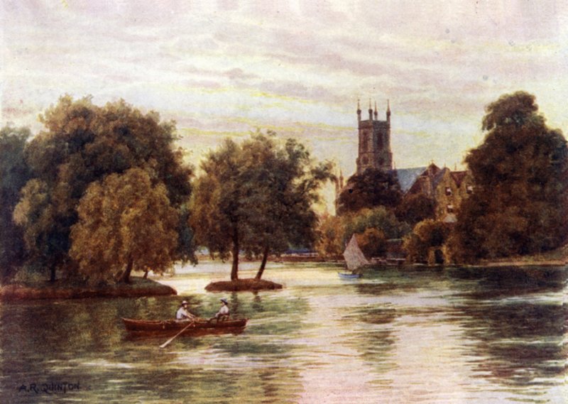 Kościół w Hamptonie autorstwa Alfred Robert Quinton