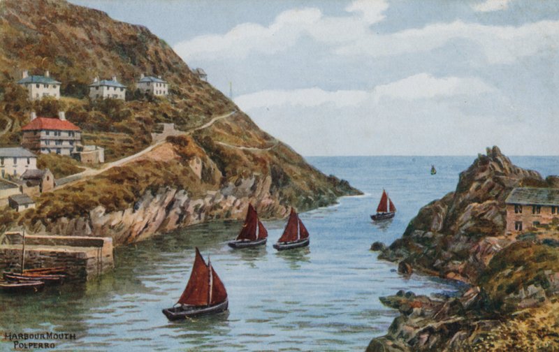 Port Usta, Polperro autorstwa Alfred Robert Quinton