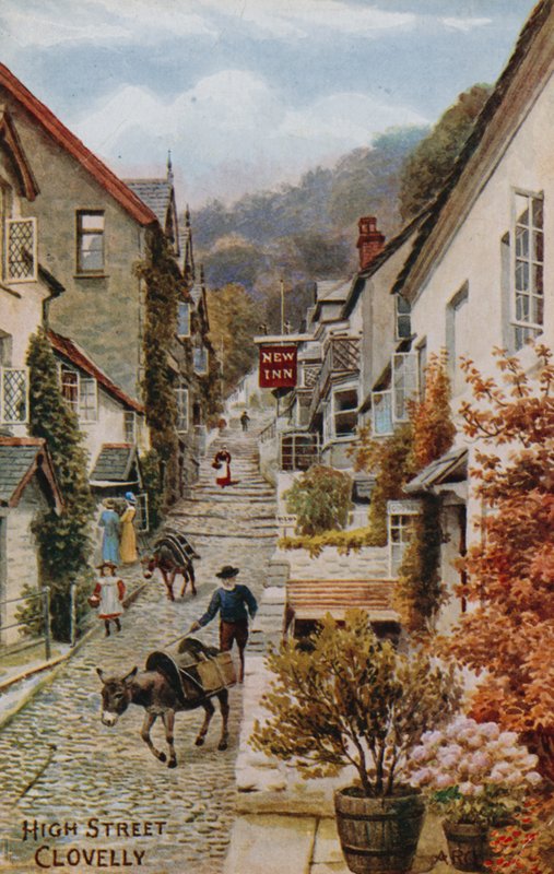 Główna ulica, Clovelly autorstwa Alfred Robert Quinton