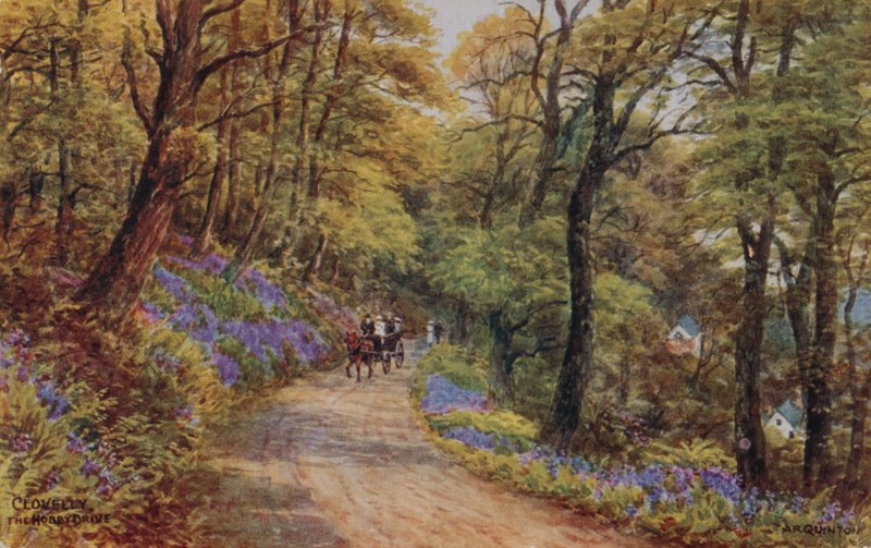 Hobby Drive, Clovelly (kolor lito) autorstwa Alfred Robert Quinton