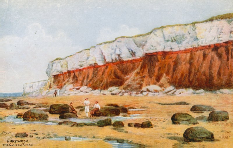 Hunstanton, Klify i skały autorstwa Alfred Robert Quinton