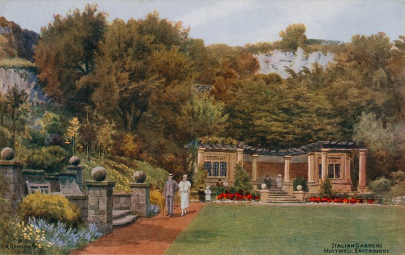 Ogrody Włoskie, Holywell, Eastbourne autorstwa Alfred Robert Quinton