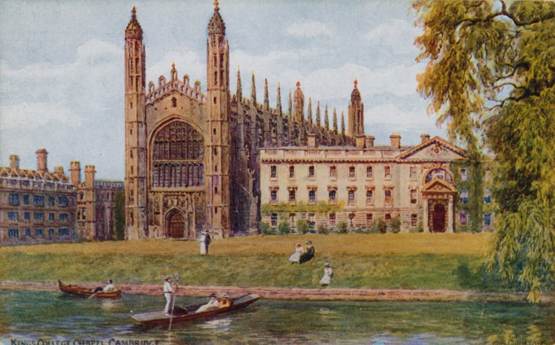 Kaplica Kings College, Cambridge autorstwa Alfred Robert Quinton
