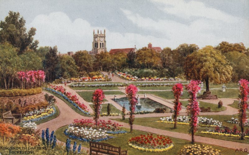 Kingsnorth Gardens, Folkestone autorstwa Alfred Robert Quinton