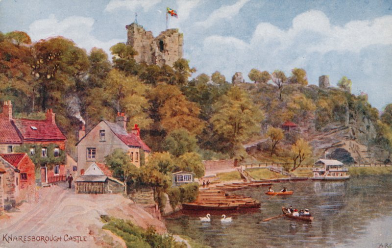 Zamek Knaresborough autorstwa Alfred Robert Quinton